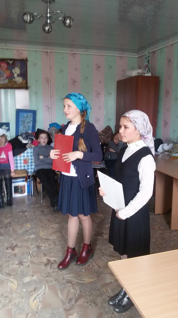 Пасхальный праздник 2015 в воскресной школе в Шилке